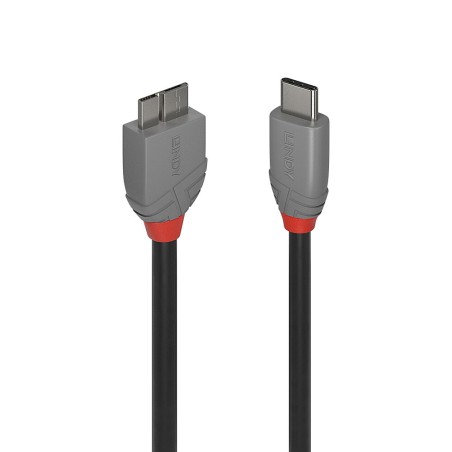 Lindy 2m USB 3.2 Type C to Micro-B Cable - High-Speed Data Transfer | 36622